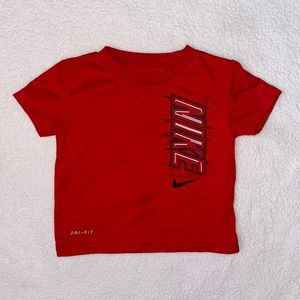 Red NIKE 12m dri fit shirt
